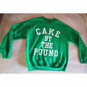 BEYONCE - GREEN CAKE BY THE POUND SWEATSHIRT